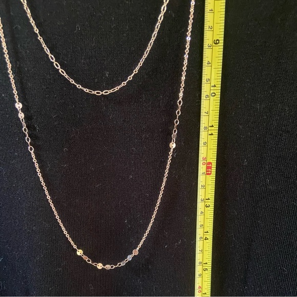 ⭐️💲5 add-on⭐️ Rose gold 2-string necklace - Picture 3 of 7